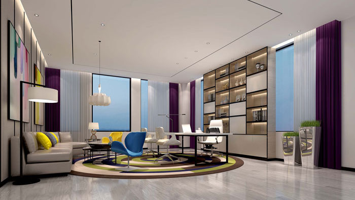 600平方電子商務(wù)辦公室裝修設(shè)計案例