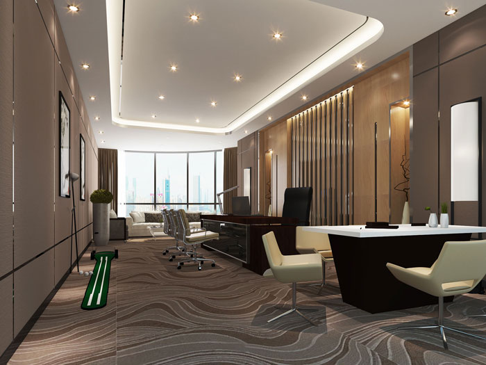 760平方中型創(chuàng)意總經(jīng)理辦公室裝修設(shè)計案例效果圖
