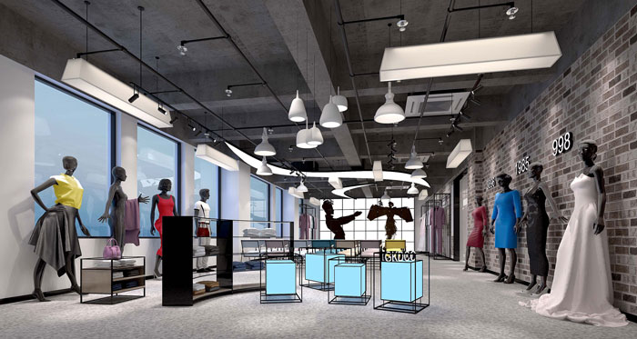 780平方中型創(chuàng)意辦公室展區(qū)裝修設(shè)計案例效果圖