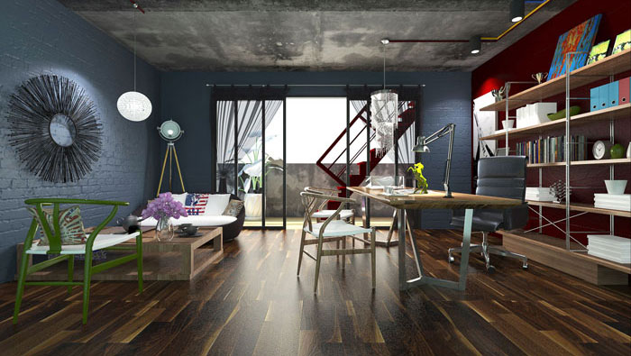 210平方小型創(chuàng)意辦公室裝修設計案例