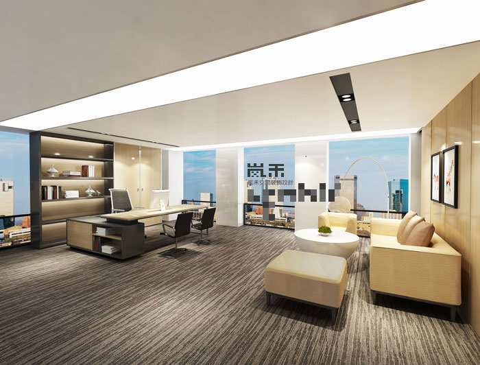 1450平方現(xiàn)代簡(jiǎn)約風(fēng)格總經(jīng)理辦公室裝修設(shè)計(jì)案例效果圖