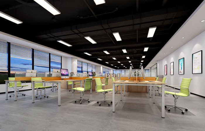 880平方教育集團(tuán)辦公室辦公區(qū)域裝修設(shè)計(jì)案例效果圖