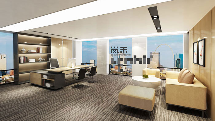 1450平方大型創(chuàng)意辦公室裝修設計案例