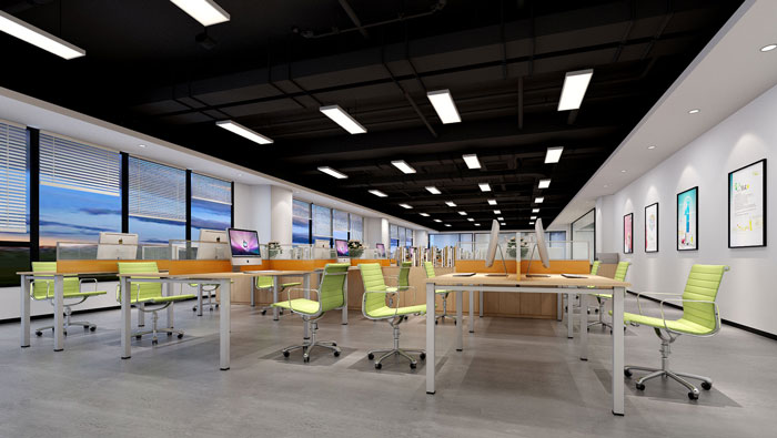 880平方中型創(chuàng)新辦公室裝修設計案例