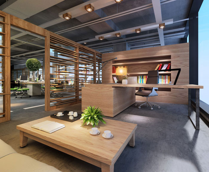 1100平方大型創(chuàng)意董事長(zhǎng)辦公室裝修設(shè)計(jì)案例效果圖