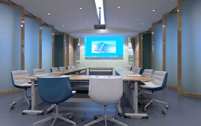 920平方中大型辦公室會(huì)議室裝修設(shè)計(jì)案例效果圖