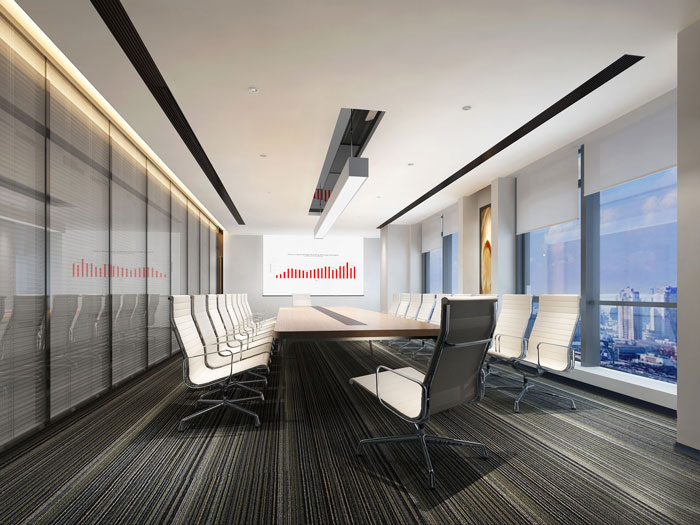 1050平方時(shí)尚創(chuàng)意辦公室會(huì)議室裝修設(shè)計(jì)案例效果圖