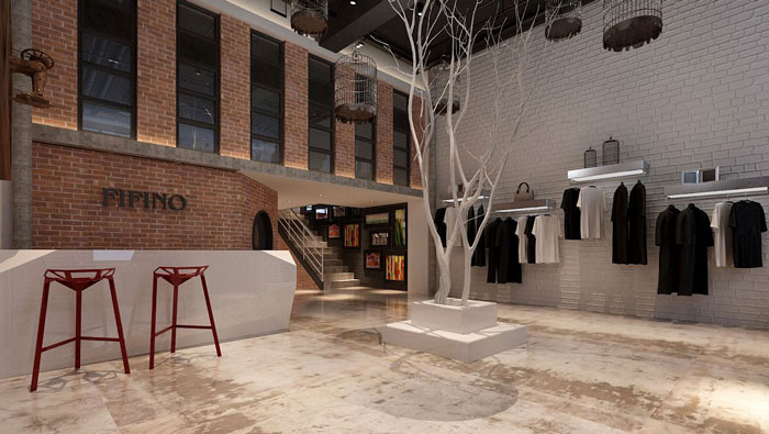 500平方LOFT風格辦公室裝修設計案例