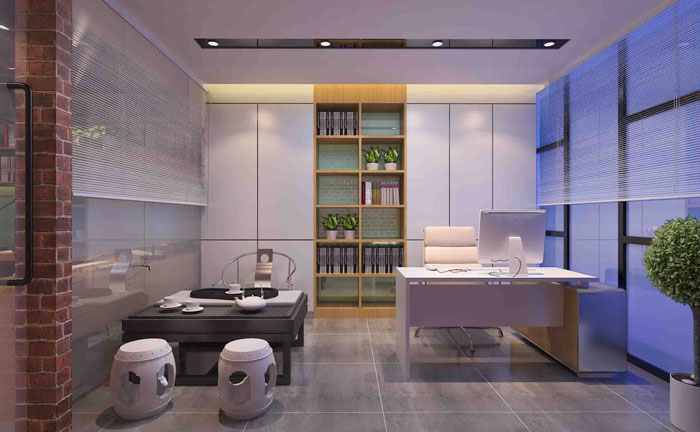 1000平方電子商務總經理辦公室軟裝設計效果圖