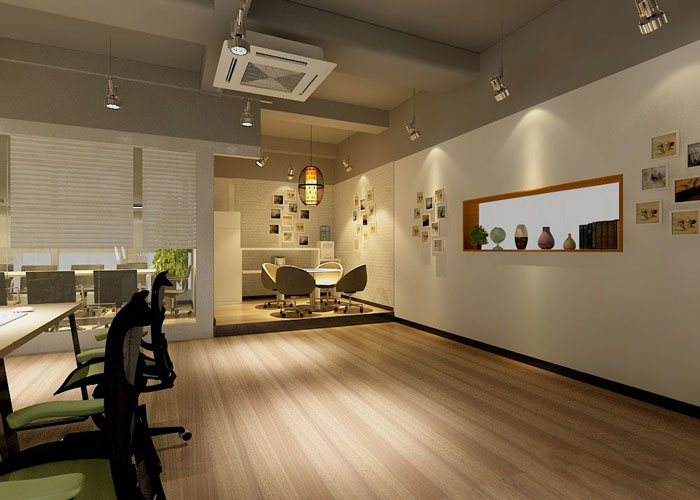 280平方服裝公司辦公室接待區(qū)域設(shè)計(jì)效果圖