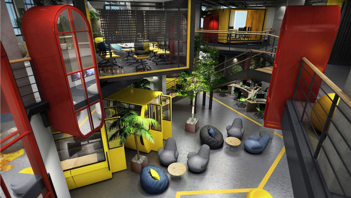 1420平方大型辦公室裝修設(shè)計(jì)案例