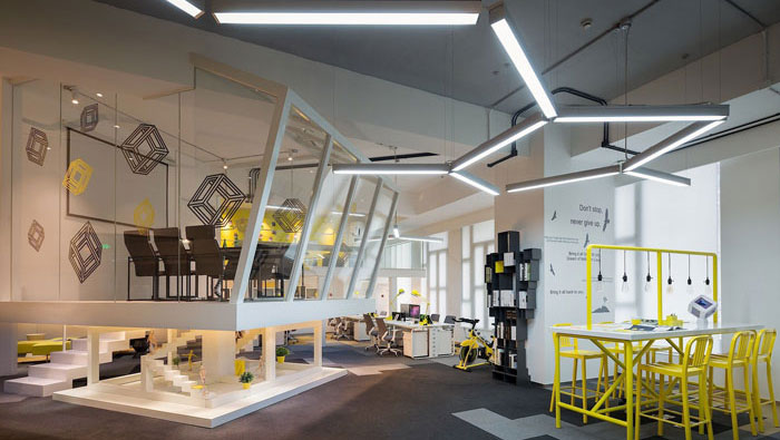 605平方中型辦公室裝修設(shè)計案例