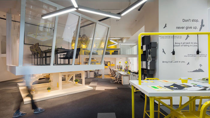 600平方loft風格辦公室裝修設計案例