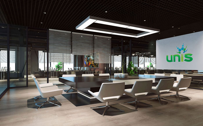 1700平方工業(yè)風(fēng)辦公室會(huì)議室裝修設(shè)計(jì)案例效果圖