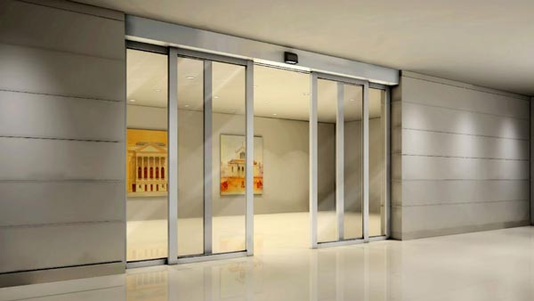 辦公樓自動(dòng)感應(yīng)門(mén)效果圖