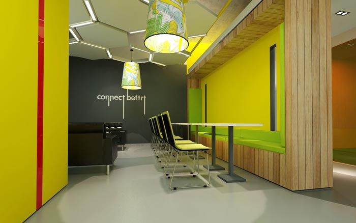 金融租賃公司辦公室休息區(qū)域軟裝設(shè)計方案效果圖