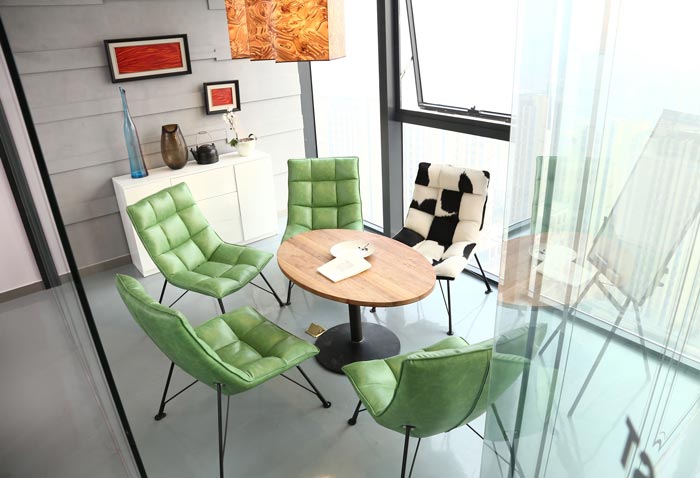 傳媒公司辦公室洽談區(qū)域裝修設計效果圖