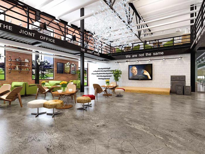 簡約時(shí)尚辦公室洽談區(qū)域區(qū)域裝修設(shè)計(jì)案例效果圖