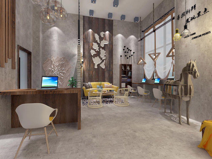 設(shè)計(jì)事務(wù)所辦公室辦公區(qū)域設(shè)計(jì)方案效果圖