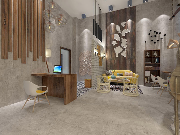 設(shè)計(jì)事務(wù)所辦公室休息區(qū)域設(shè)計(jì)方案效果圖