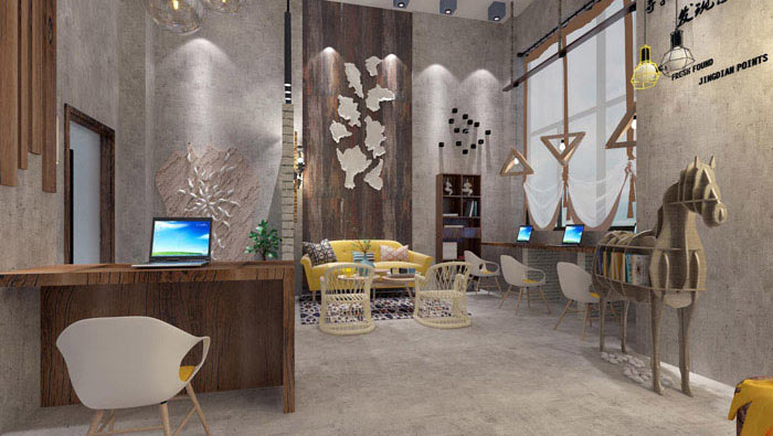 室內(nèi)設(shè)計工作室裝修效果圖