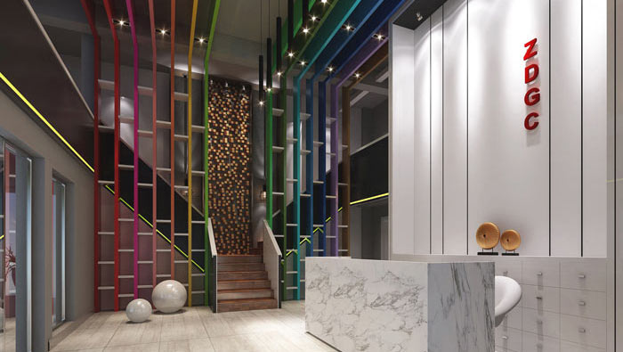 時尚簡約辦公室裝修設(shè)計(jì)案例