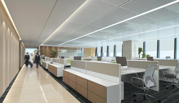 投資控股公司辦公室辦公空間裝修設(shè)計(jì)效果圖