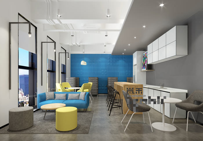 簡約風(fēng)格辦公室茶水間裝修設(shè)計(jì)案例效果圖