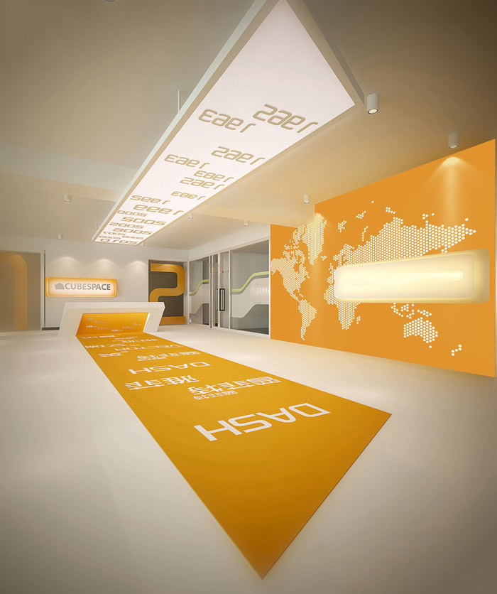 辦公家具廠房辦公室前臺裝修設(shè)計(jì)案例效果圖