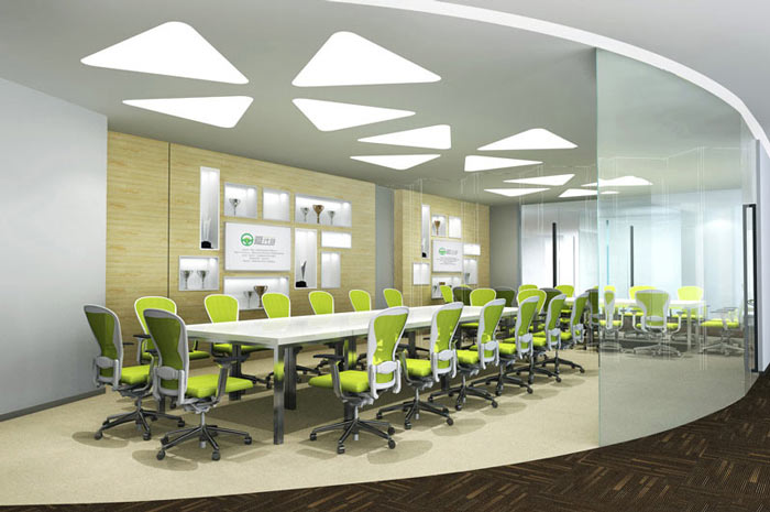 代駕公司辦公室會議室裝修設計案例效果圖