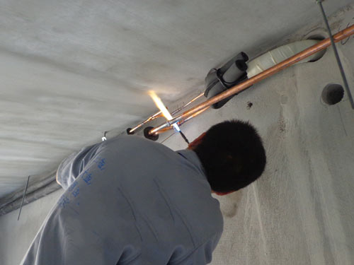 中央空調(diào)冷媒管效果圖