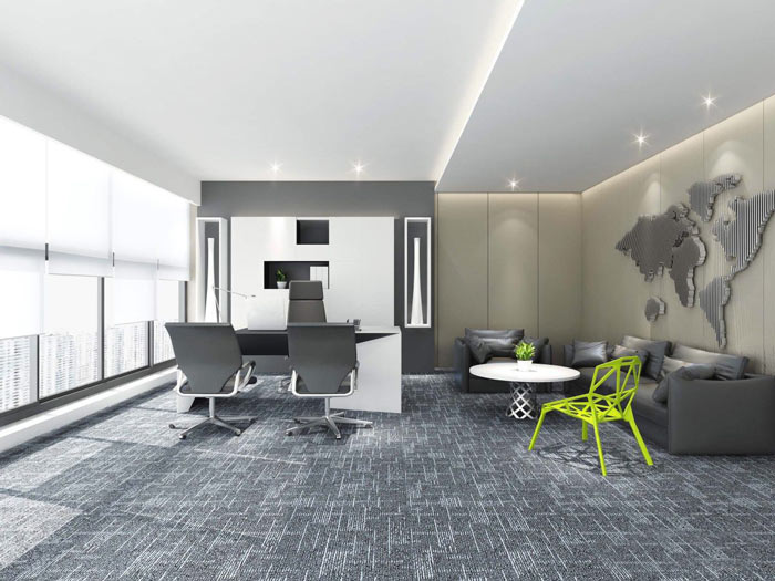 能源公司總經(jīng)理辦公室設(shè)計方案效果圖