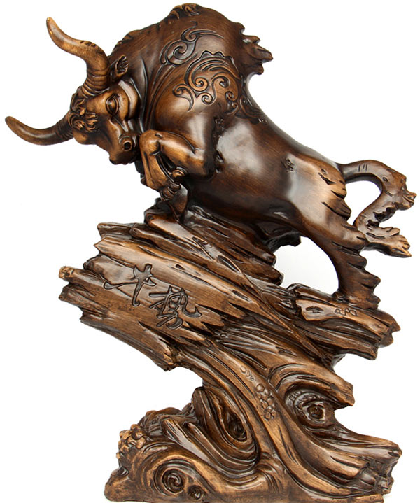 化煞驅(qū)邪牛擺件效果圖