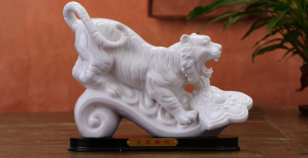 虎虎生威擺件效果圖