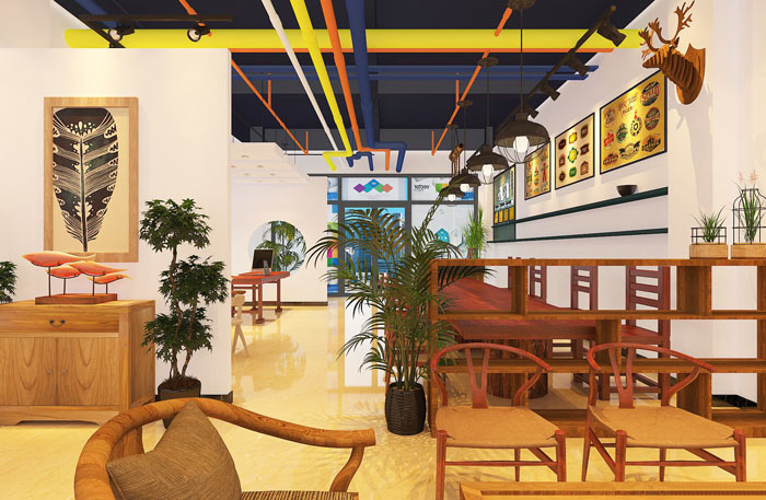 小型廣告工作室軟裝裝修設(shè)計案例效果圖