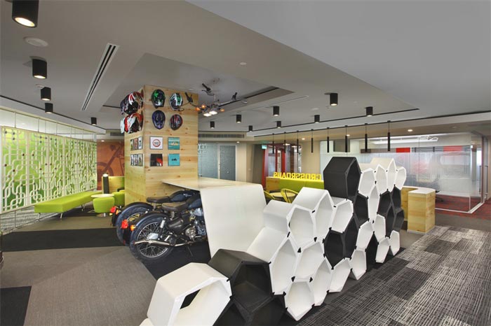 傳媒廣告公司辦公室展示區(qū)域裝修設(shè)計案例效果圖