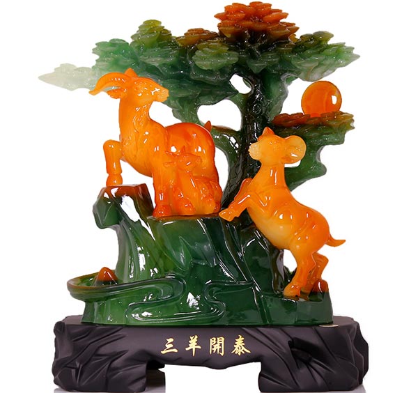 吉祥、吉羊羊擺件效果圖