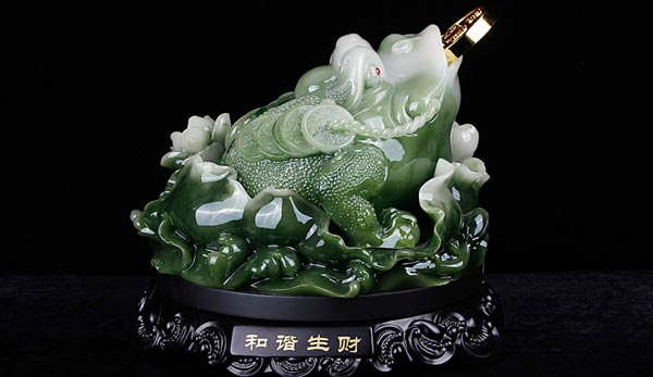 和氣生財——蟾蜍擺件效果圖