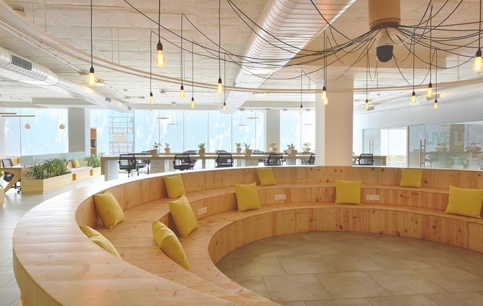 木飾面廠家辦公室休息區(qū)域內(nèi)部裝修設(shè)計(jì)案例效果圖