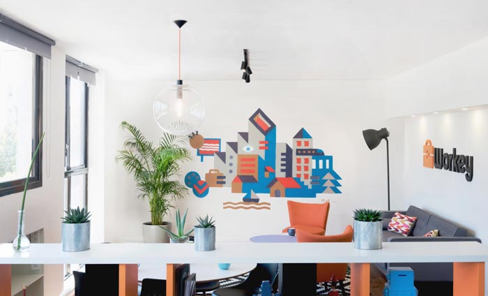 初創(chuàng)公司辦公室裝修設計案例效果圖