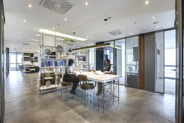 法律服務(wù)咨詢公司辦公室接待區(qū)域裝修設(shè)計案例效果圖