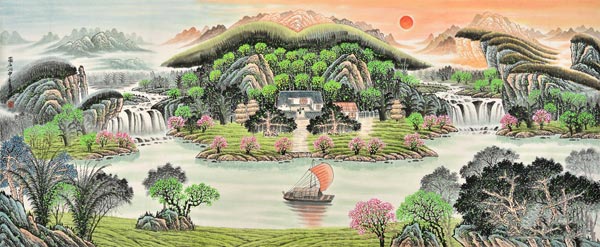 旭日東升效果圖