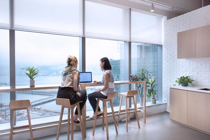 音樂傳媒公司辦公室裝修設(shè)計(jì)案例效果圖