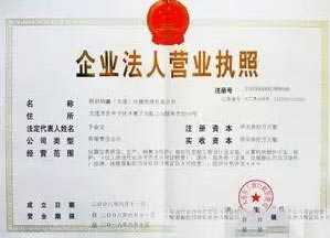 建設(shè)單位的工商營(yíng)業(yè)執(zhí)照等合法身份證明文件效果圖