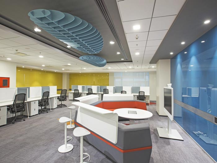 大數(shù)據(jù)服務(wù)商辦公室辦公區(qū)域局部裝修設(shè)計案例效果圖