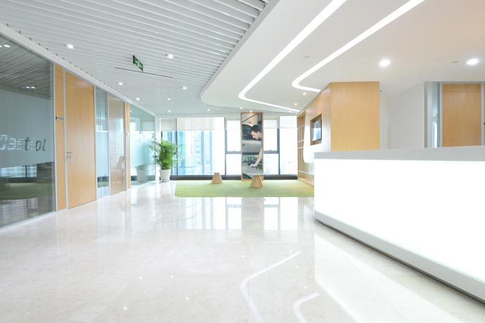 創(chuàng)新辦公室前臺裝修設計案例效果圖