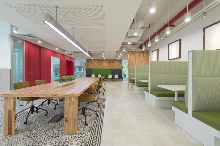 創(chuàng)新辦公室接待區(qū)域裝修設計案例效果圖