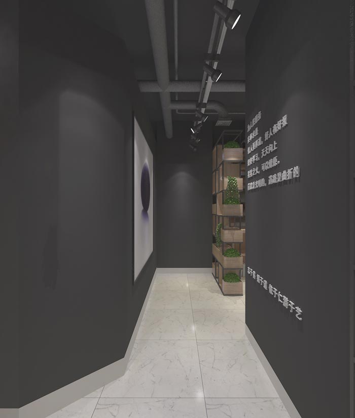 116平方創(chuàng)業(yè)公司辦公室動(dòng)線裝修設(shè)計(jì)案例效果圖