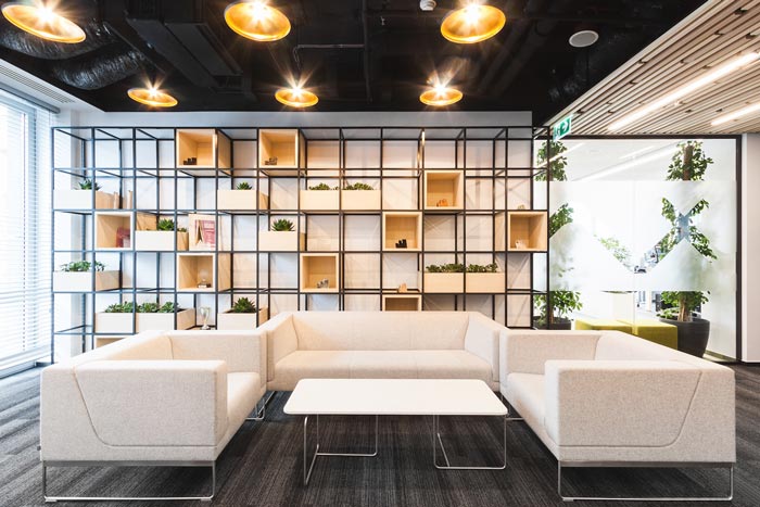 創(chuàng)意辦公空間前臺(tái)接待裝修設(shè)計(jì)案例效果圖xgt