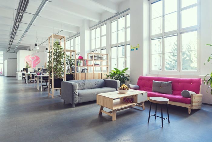 550平方辦公室接待區(qū)域裝修設(shè)計(jì)實(shí)景圖